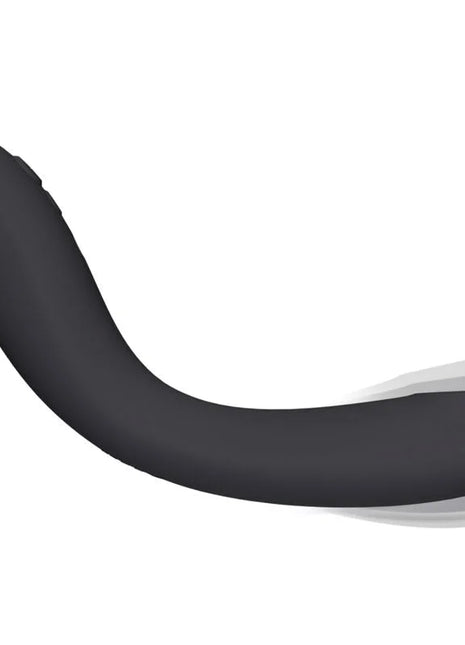 Womanizer og-g-spot-schiefer schwarzer silikon-vibrator mit ergonomischem design und metallakzent am griff