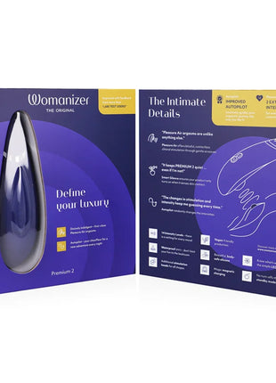 WOMANIZER - PREMIUM 2 KLITORALSTIMULATOR BLAUBEERE - Druckwellenvibratoren