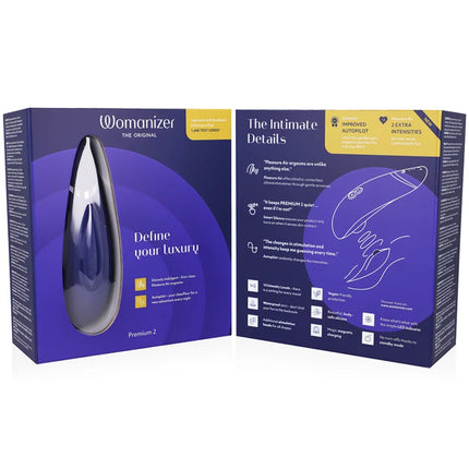 WOMANIZER - PREMIUM 2 KLITORALSTIMULATOR BLAUBEERE - Druckwellenvibratoren