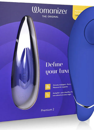 WOMANIZER - PREMIUM 2 KLITORALSTIMULATOR BLAUBEERE - Druckwellenvibratoren