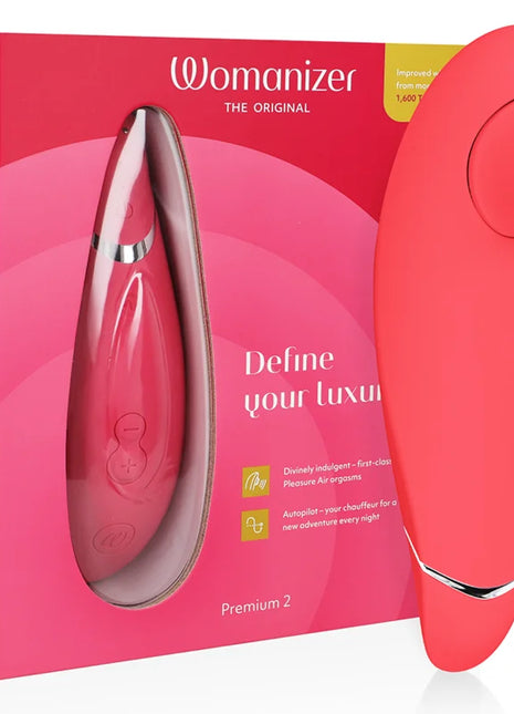 WOMANIZER - PREMIUM 2 KLITORALSTIMULATOR HIMBEERE - Druckwellenvibratoren