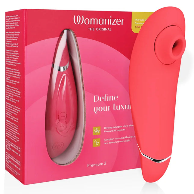 WOMANIZER - PREMIUM 2 KLITORALSTIMULATOR HIMBEERE - Druckwellenvibratoren