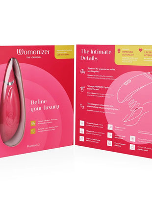 WOMANIZER - PREMIUM 2 KLITORALSTIMULATOR HIMBEERE - Druckwellenvibratoren