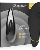 WOMANIZER - PREMIUM 2 KLITORALSTIMULATOR SCHWARZ - Druckwellenvibratoren