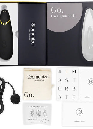 WOMANIZER - PREMIUM 2 KLITORALSTIMULATOR SCHWARZ - Druckwellenvibratoren
