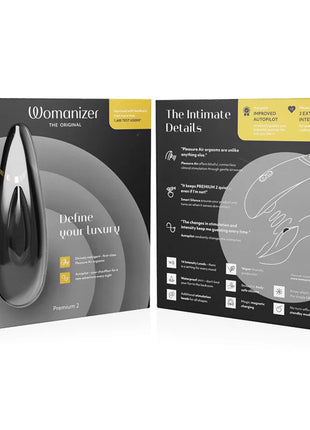 WOMANIZER - PREMIUM 2 KLITORALSTIMULATOR SCHWARZ - Druckwellenvibratoren