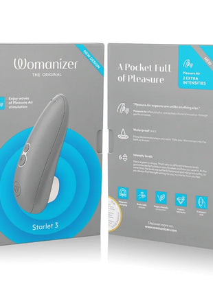 WOMANIZER - STARLET 3 KLITORALSTIMULATOR GRAU - Druckwellen saugende Vibratoren