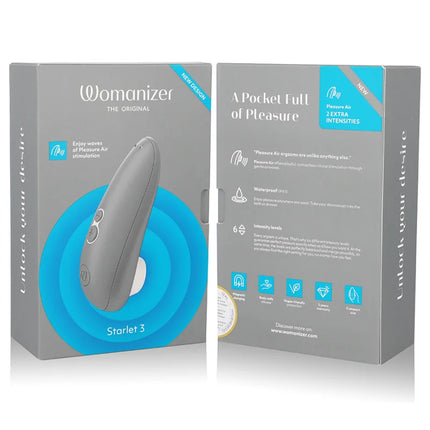 WOMANIZER - STARLET 3 KLITORALSTIMULATOR GRAU - Druckwellen saugende Vibratoren