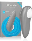 WOMANIZER - STARLET 3 KLITORALSTIMULATOR GRAU - Druckwellen saugende Vibratoren