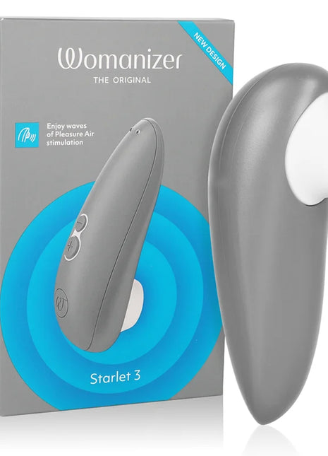 WOMANIZER - STARLET 3 KLITORALSTIMULATOR GRAU - Druckwellen saugende Vibratoren