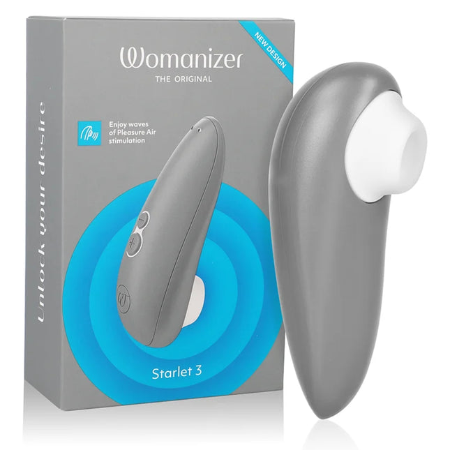 WOMANIZER - STARLET 3 KLITORALSTIMULATOR GRAU - Druckwellen saugende Vibratoren