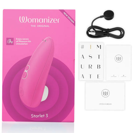 WOMANIZER - STARLET 3 KLITORALSTIMULATOR ROSA - Druckwellen saugende Vibratoren
