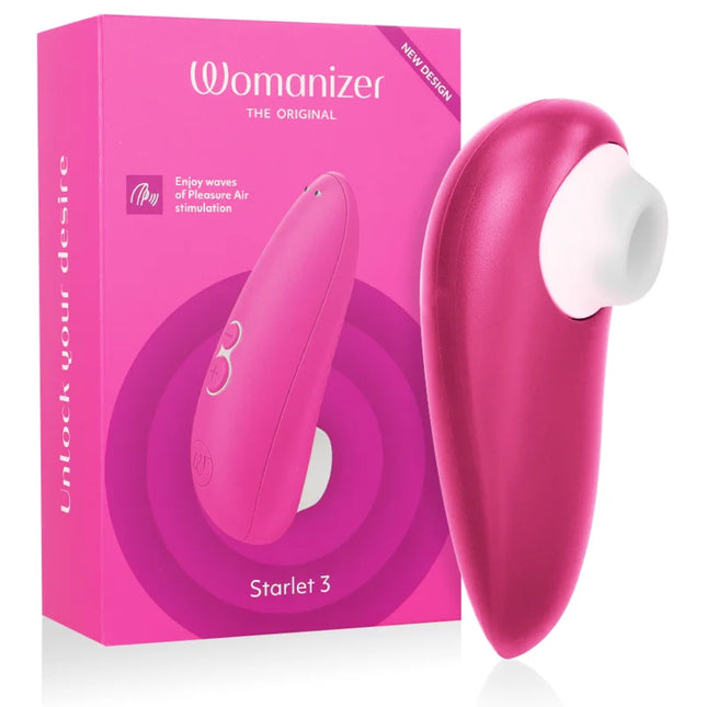 WOMANIZER - STARLET 3 KLITORALSTIMULATOR ROSA - Druckwellen saugende Vibratoren