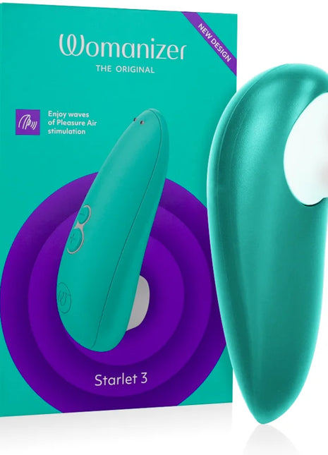 WOMANIZER - STARLET 3 KLITORALSTIMULATOR TÜRKIS - Druckwellen saugende Vibratoren