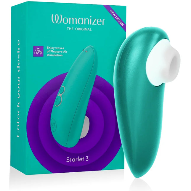 WOMANIZER - STARLET 3 KLITORALSTIMULATOR TÜRKIS - Druckwellen saugende Vibratoren