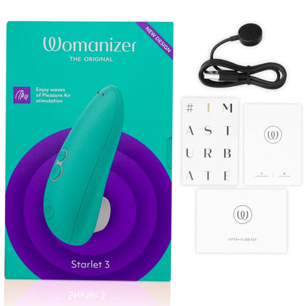 WOMANIZER - STARLET 3 KLITORALSTIMULATOR TÜRKIS - Druckwellen saugende Vibratoren