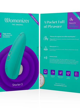 WOMANIZER - STARLET 3 KLITORALSTIMULATOR TÜRKIS - Druckwellen saugende Vibratoren