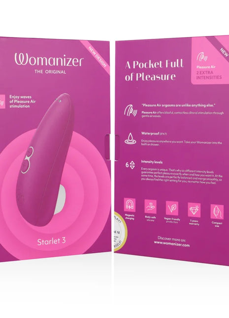 WOMANIZER - STARLET 3 KLITORALSTIMULATOR VIOLETT - Druckwellen saugende Vibratoren