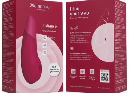 WOMANIZER - VERBESSERT DIE KLITORISSTIMULATION LEUCHTENDES ROSA