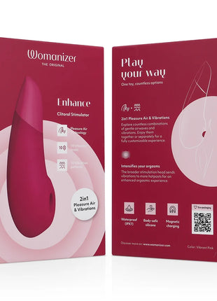 WOMANIZER - VERBESSERT DIE KLITORISSTIMULATION LEUCHTENDES ROSA