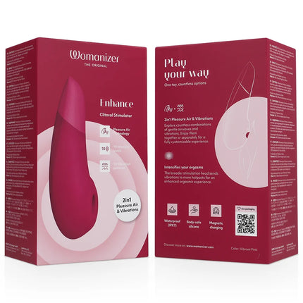 WOMANIZER - VERBESSERT DIE KLITORISSTIMULATION LEUCHTENDES ROSA