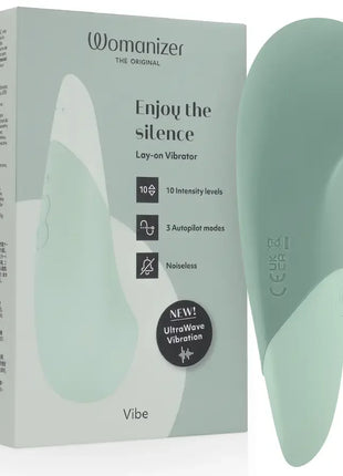 WOMANIZER - VIBE LAY-ON SILENT VIBRATOR SAGE