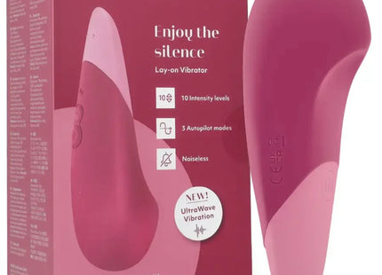 WOMANIZER - VIBE LAY-ON SILENT VIBRATOR DUSKY PINK