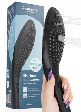 WOMANIZER - WAVE KLITORALSTIMULIERENDER DUSCHKOPF SCHWARZ