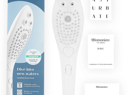 WOMANIZER - WAVE KLITORALSTIMULIERENDER DUSCHKOPF WEISS