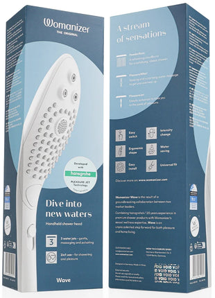 WOMANIZER - WAVE KLITORALSTIMULIERENDER DUSCHKOPF WEISS