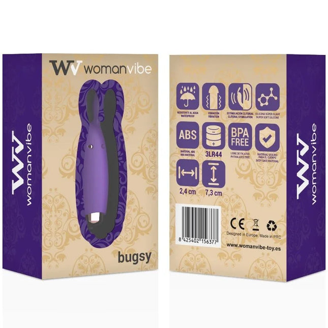 WOMANVIBE - BUGSY SILICONE STIMULATOR - Minivibrator