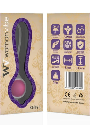 WOMANVIBE - KEISY I BALL GEISHA SILIKON - PINK - Liebeskugeln