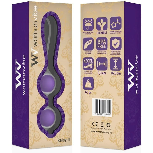 WOMANVIBE - KEISY II SILIKONKUGELN - Liebeskugeln