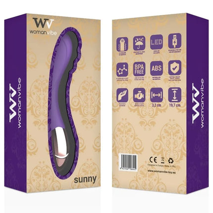 WOMANVIBE - SUNNY SILICONE RECHARGEABLE VIBRATOR - G-Punkt-Vibrator