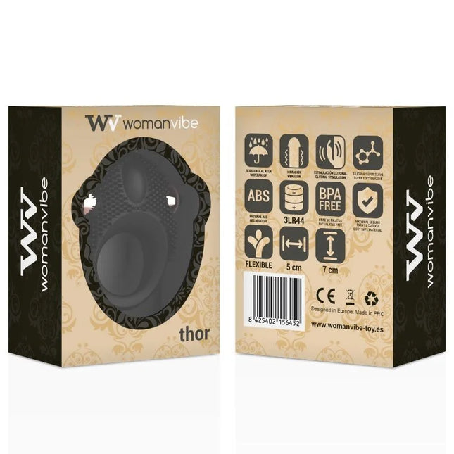 WOMANVIBE - THOR SILICONE VIBRATOR RING - Penisring mit Vibration