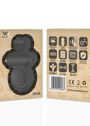 WOMANVIBE - ZEUS SILICONE VIBRATOR RING - Penisring für Paare