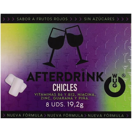 Wug afterdrink funktioneller zuckerfreier kaugummi mit vitamin b12 zur unterstützung normaler fruchtbarkeit und testosteronspiegels