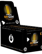 WUG GUM - ON AUF KOFFEIN- GINSENG- UND GUARANA-GUMMI | 12 x 8 EINHEITEN AUFSTELLEN