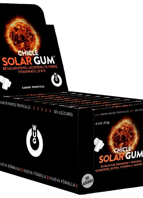 WUG GUM - SOLAR-GUMMI-SONNENBRÄUNER | DISPLAY 12 X 8 EINHEITEN