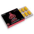 Wug sex sense erektionsverstärker zuckerfreie kaugummis in schwarzer und pinker verpackung mit gelben stücken
