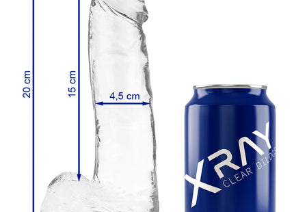 X RAY - KLARER HAHN MIT BLLEN 20 CM -O- 4.5 CM