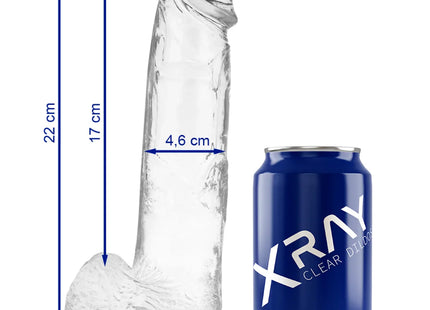 X RAY - KLARER HAHN MIT EIER 22 CM -O- 4.6 CM
