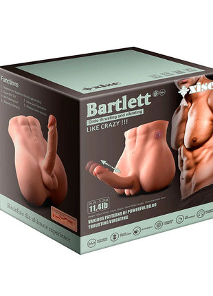 XISE - BERTLETT DILDO ASS REALISTISCHER DILDO UND ANUS-MASTURBATOR VORDERE POSITION MIT STOSS 18 CM - Realistische