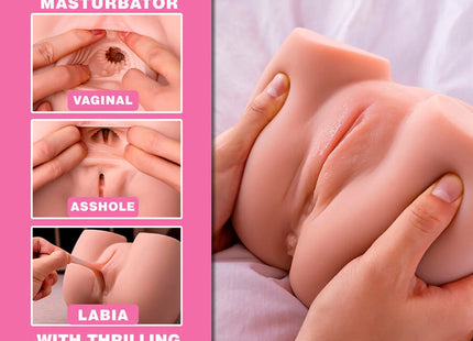 XISE - CONNIE BACK MASTURBATOR VAGINA UND ANUS REALISTISCHE MULTIPOSITION MIT VIBRATION