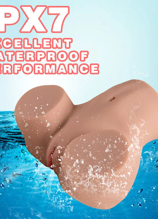 XISE - DANAE STOSSENDER REALISTISCHER VAGINA-MASTUBADOR MIT VIBRATION IN MEHREREN POSITIONEN