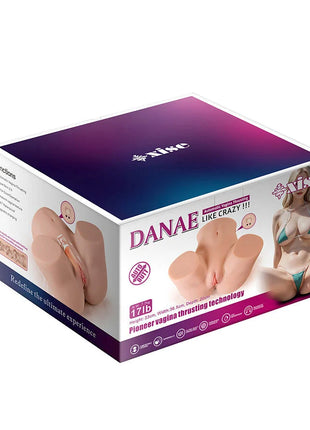 XISE - DANAE STOSSENDER REALISTISCHER VAGINA-MASTUBADOR MIT VIBRATION IN MEHREREN POSITIONEN