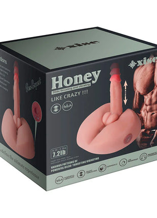 XISE - HONEY REALISTISCHER DILDO-MASTURBATOR MIT VIBRATION 25 CM - Realistische Dildos