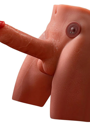 XISE - JASON REALISTISCHER DILDO-MASTURBATOR MIT STOSS UND VIBRATION 17 CM - Realistische Dildos