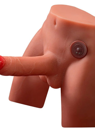 XISE - JASON REALISTISCHER DILDO-MASTURBATOR MIT STOSS UND VIBRATION 17 CM - Realistische Dildos