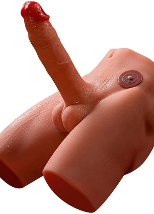 XISE - JASON REALISTISCHER DILDO-MASTURBATOR MIT STOSS UND VIBRATION 17 CM - Realistische Dildos
